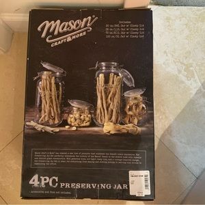 MASON. NWT. Craft & More! Unopened, in original box. 20oz, 36oz, 70oz, 1…